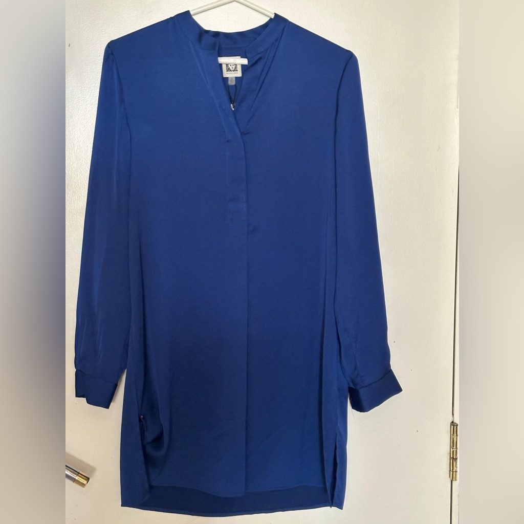 Anne Klein Royal Blue Blouse